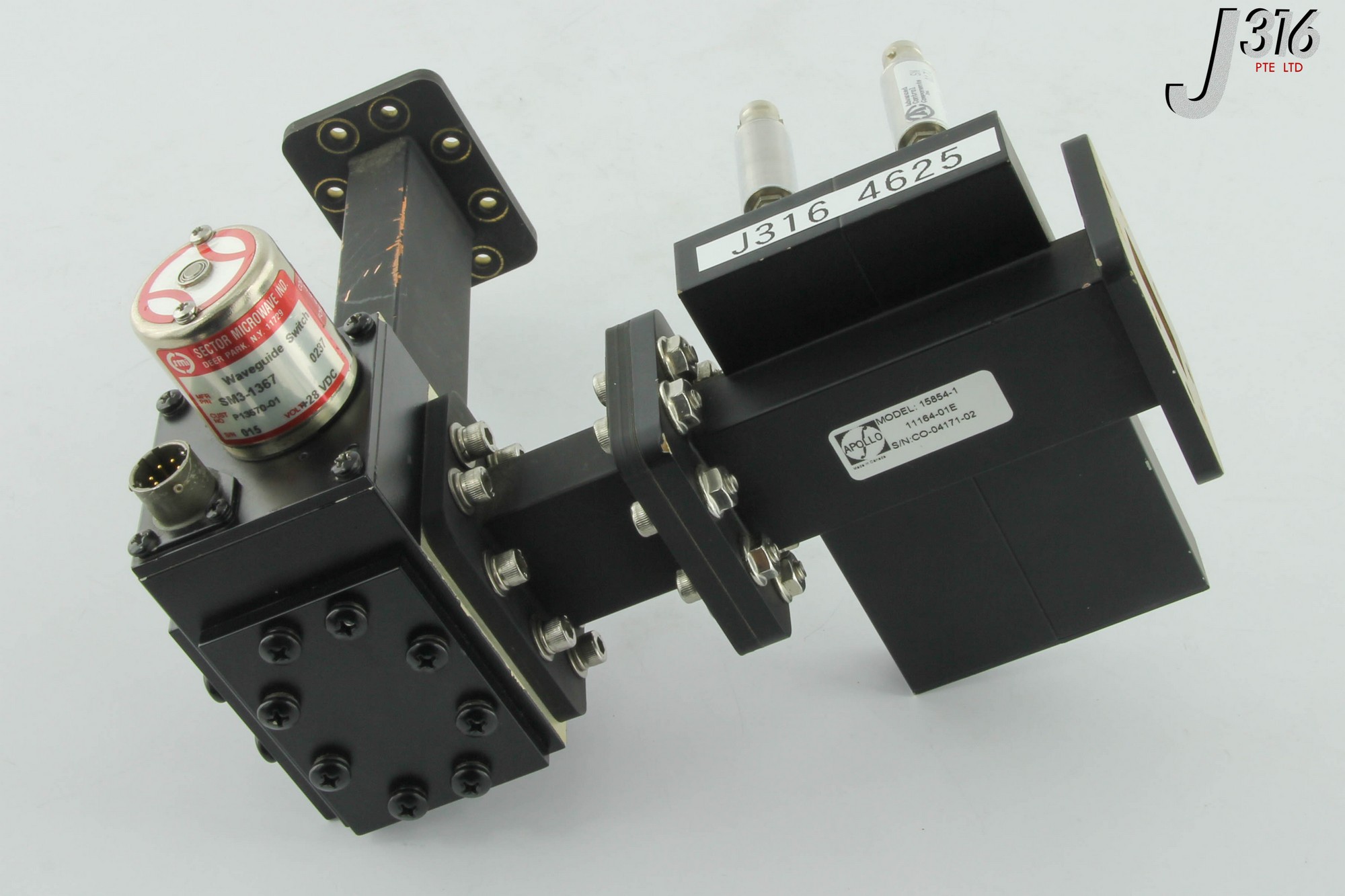 4625 APOLLO WAVEGUIDE (L/R) W/ SMI WAVEGUIDE SWITCH SM3-1367 15854